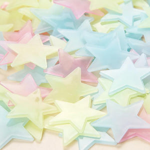 * 100 pcs. 3D Glow In The Dark Stars