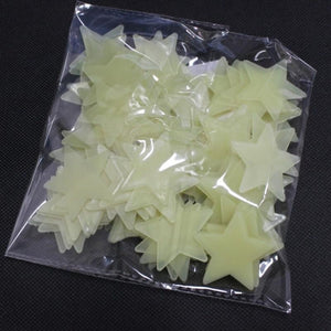 * 100 pcs. 3D Glow In The Dark Stars