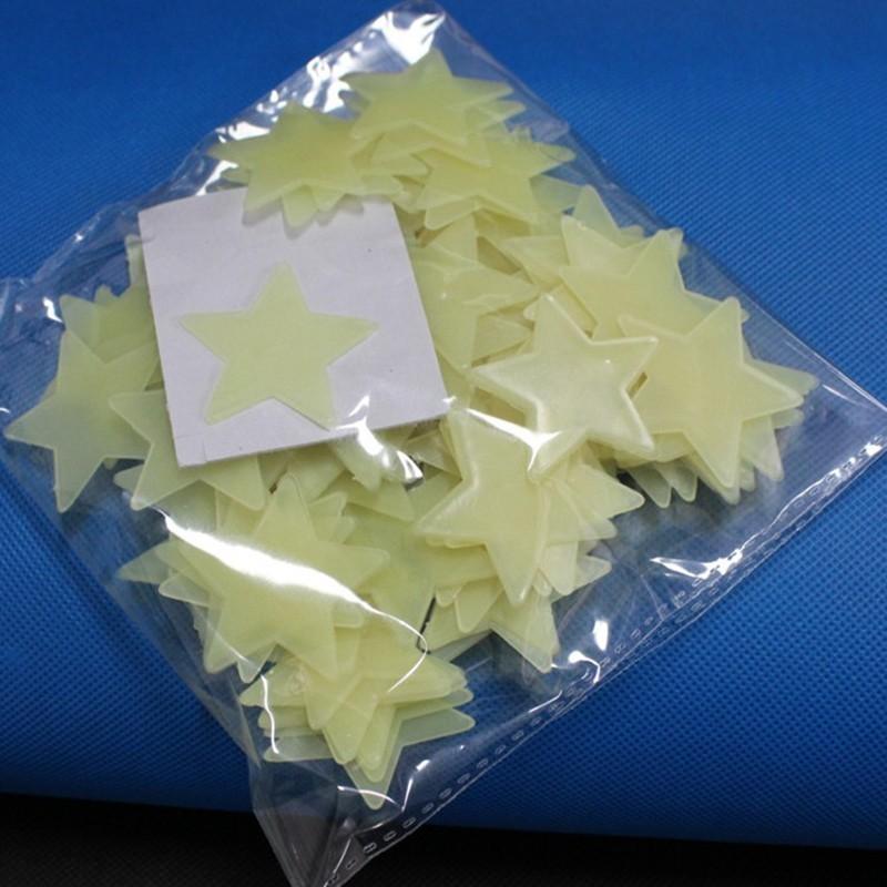 * 100 pcs. 3D Glow In The Dark Stars