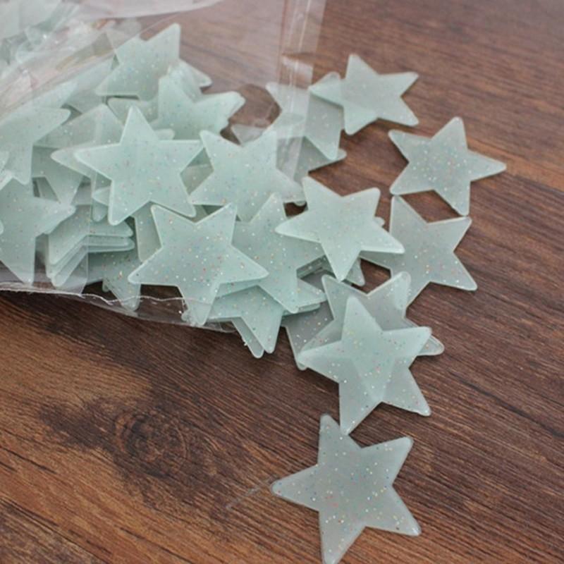 * 100 pcs. 3D Glow In The Dark Stars