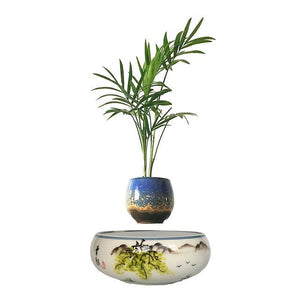 Japanese Landscape Base Levitating Air-Floating Bonsai Pot