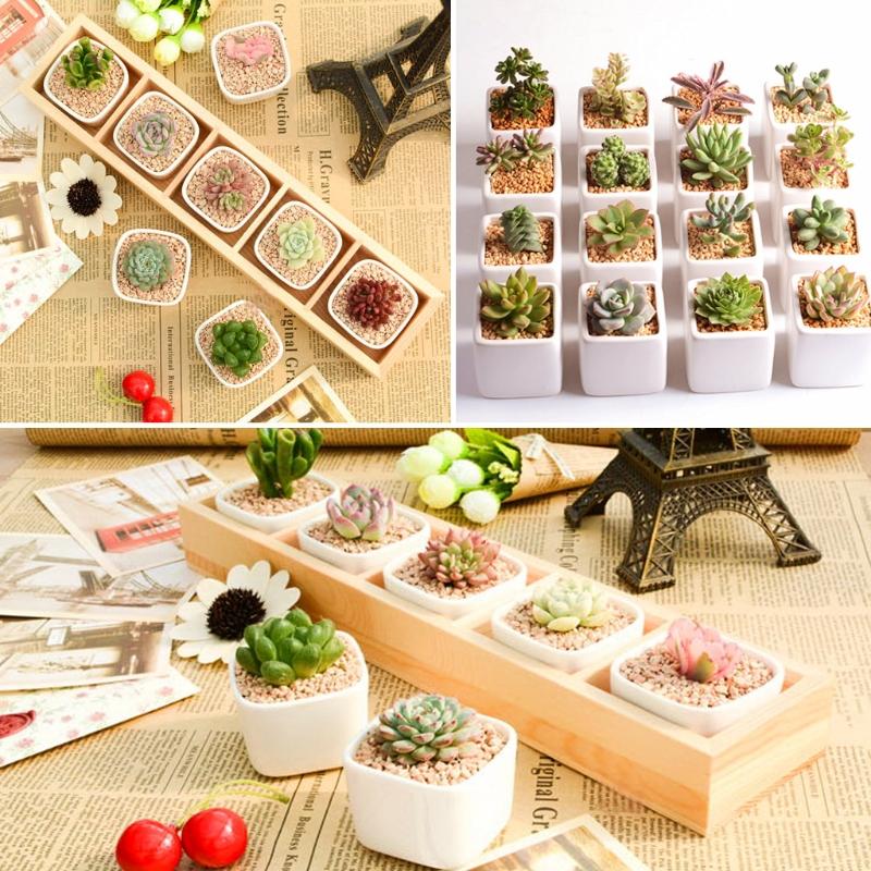 Square Box Decorative Container Garden Planter